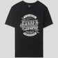 Barber print T-shirt Optical white